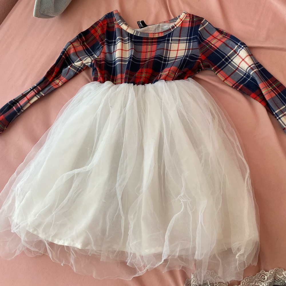 Little girls dress with tutu